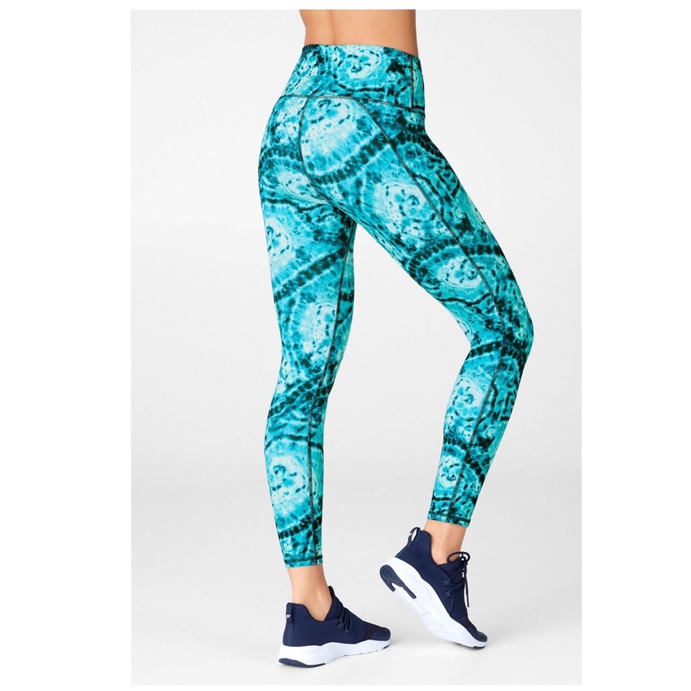 Fabletics High-Waisted Printed Powerflex 7/8